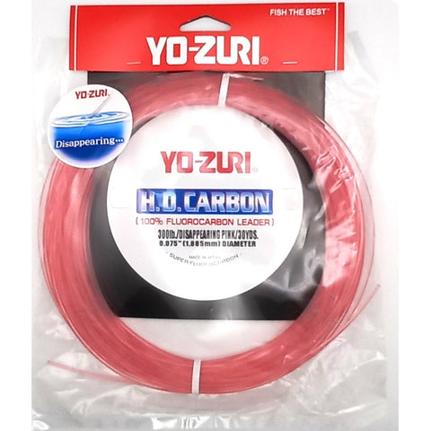 YO-ZURI H.D. CARBON 100% FLUOROCARBON LEADER 300lb, 30yds - R904-DP