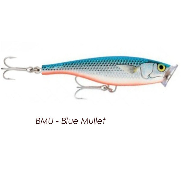 Leurre Rapala Saltwater Skitter Pop 12cm/40g – Surface, Bruiteur, Hameçons VMC Anti-Corrosion Pour Pêche En Mer