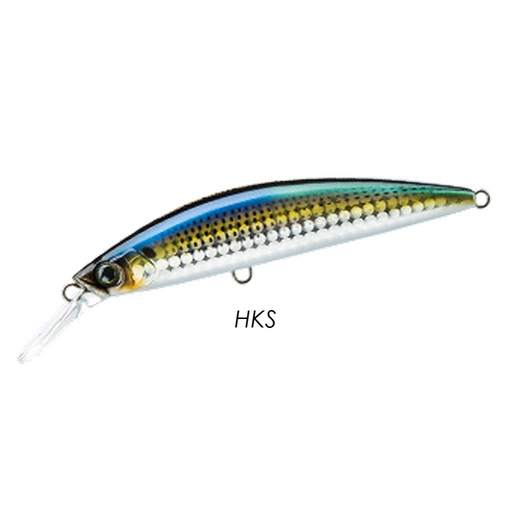 Duel Hardcore Solid Vibe Sinking Lure – 1.3oz For Bass & Rockfish, Blue/Pink Candy